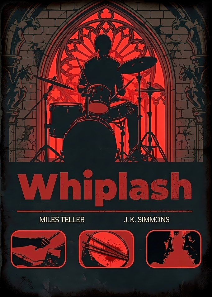 Whiplash Movie Poster Art