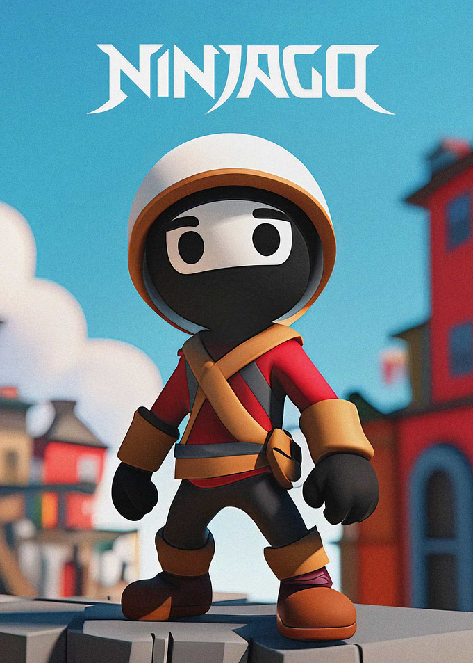 Ninjago Character Digital Art