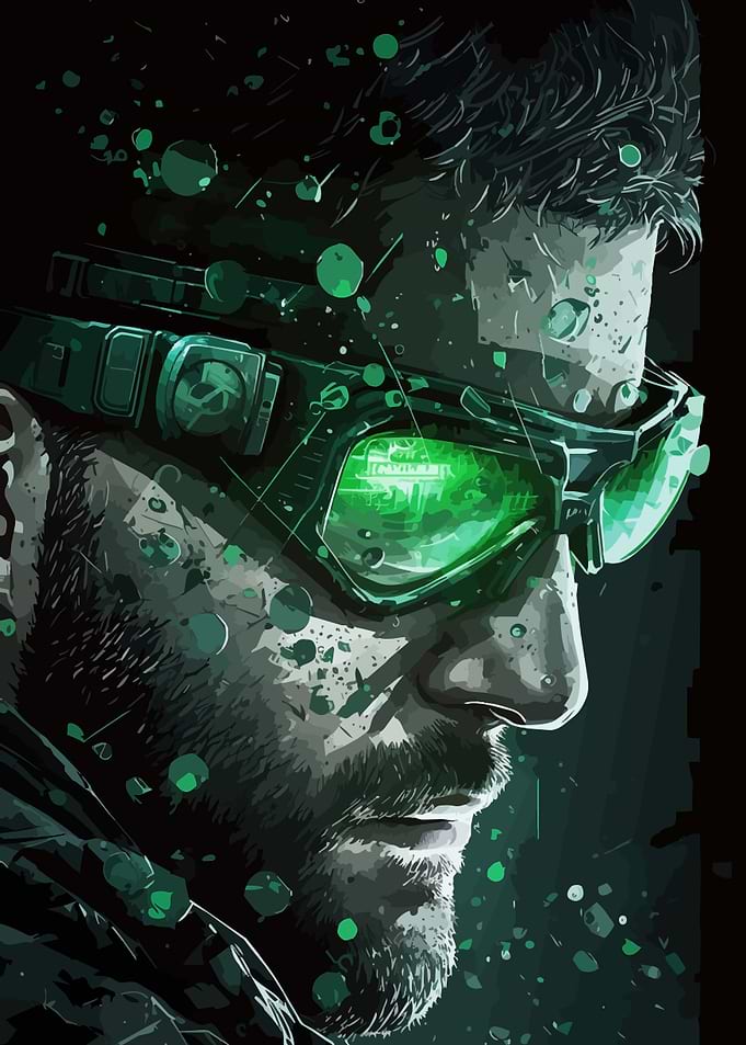 Tactical Soldier with Night Vision Goggles