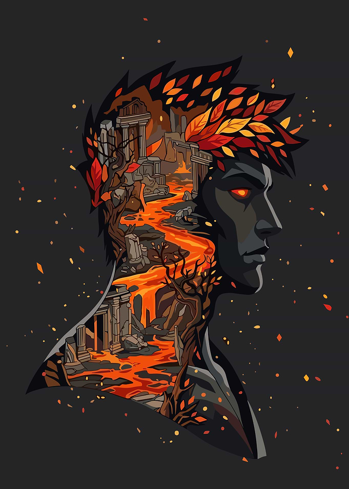 Hades God of the Underworld Portrait