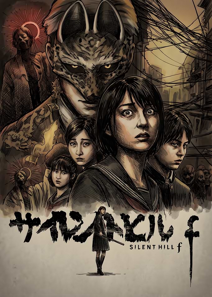 Silent Hill f Video Game Poster
