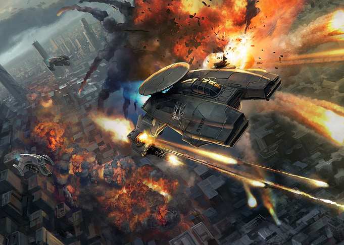 Dropzone Commander Phoenix Gunship