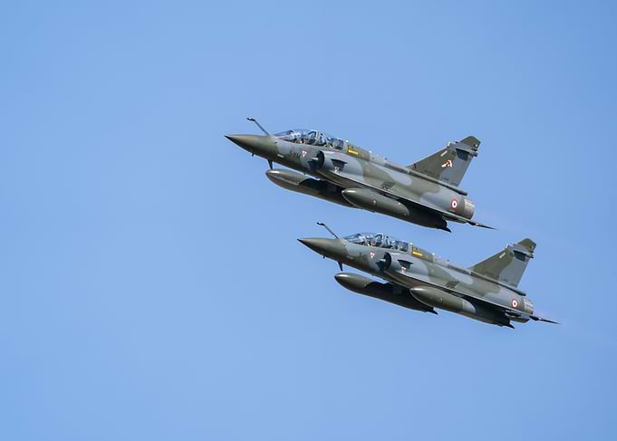 Two French Mirage 2000 Fighter Jets
