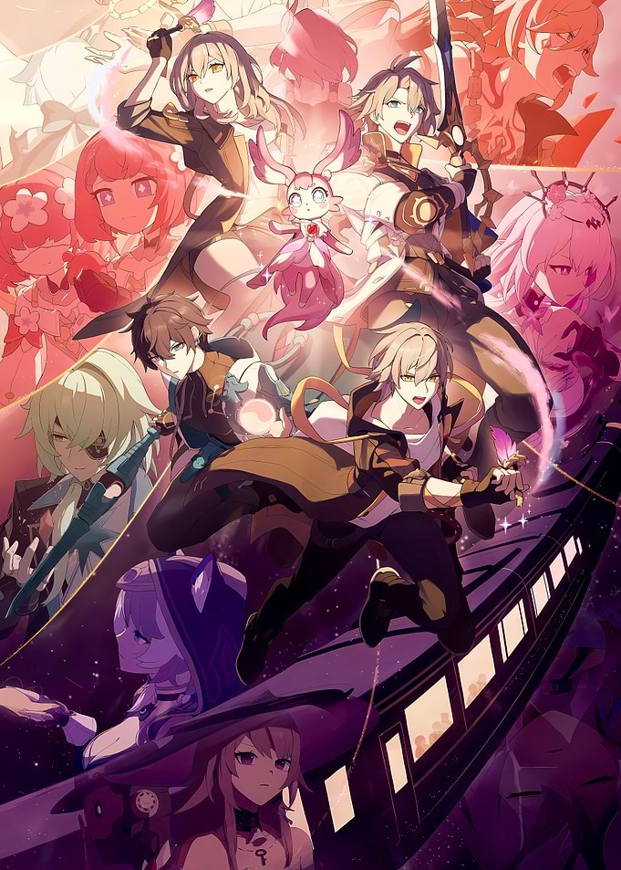 Honkai Star Rail Character Ensemble Illustration