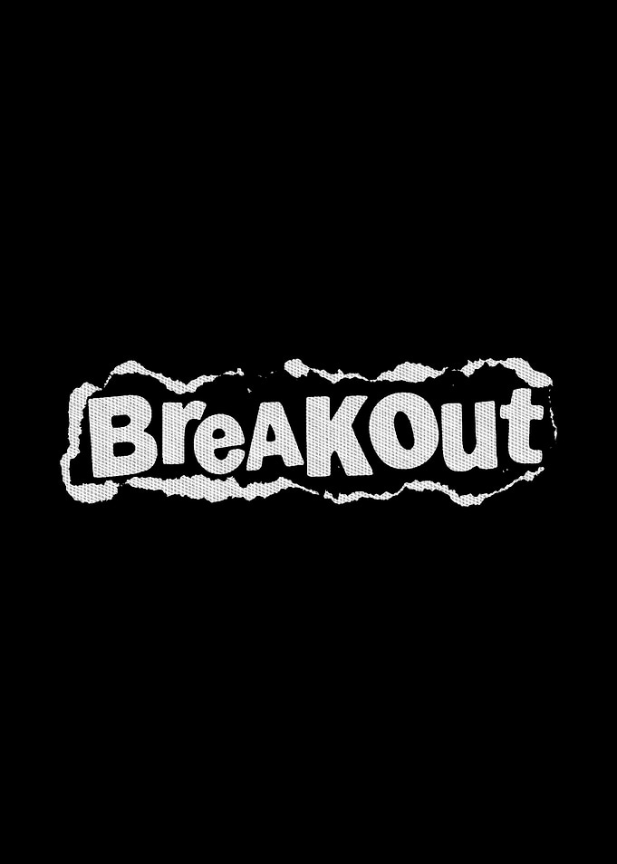 Breakout Text Art Design
