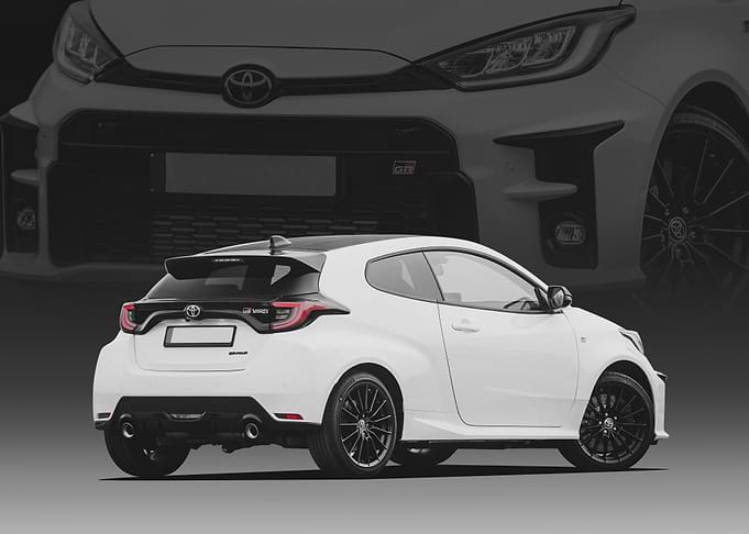 White Toyota GR Yaris