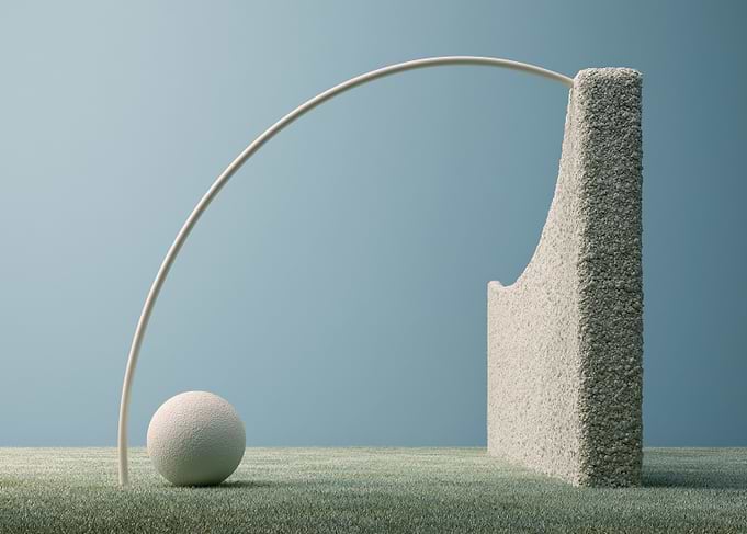 Minimalist Abstract Geometric Sculpture