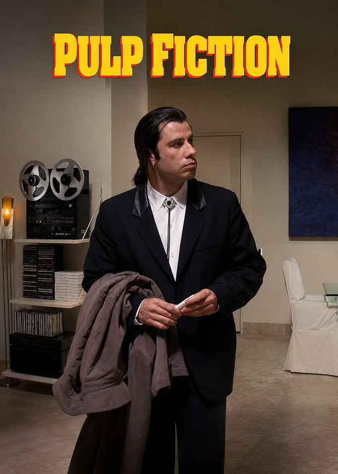 Pulp Fiction Vincent Vega Poster