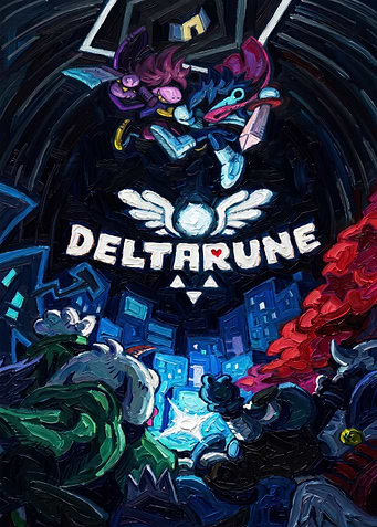 Deltarune Oil Painting Style Poster