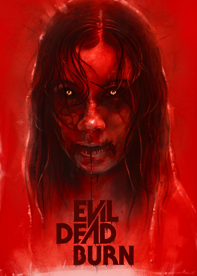 Evil Dead Burn Horror Poster