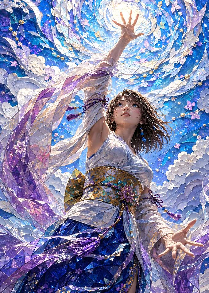 Yuna from final fantasy X