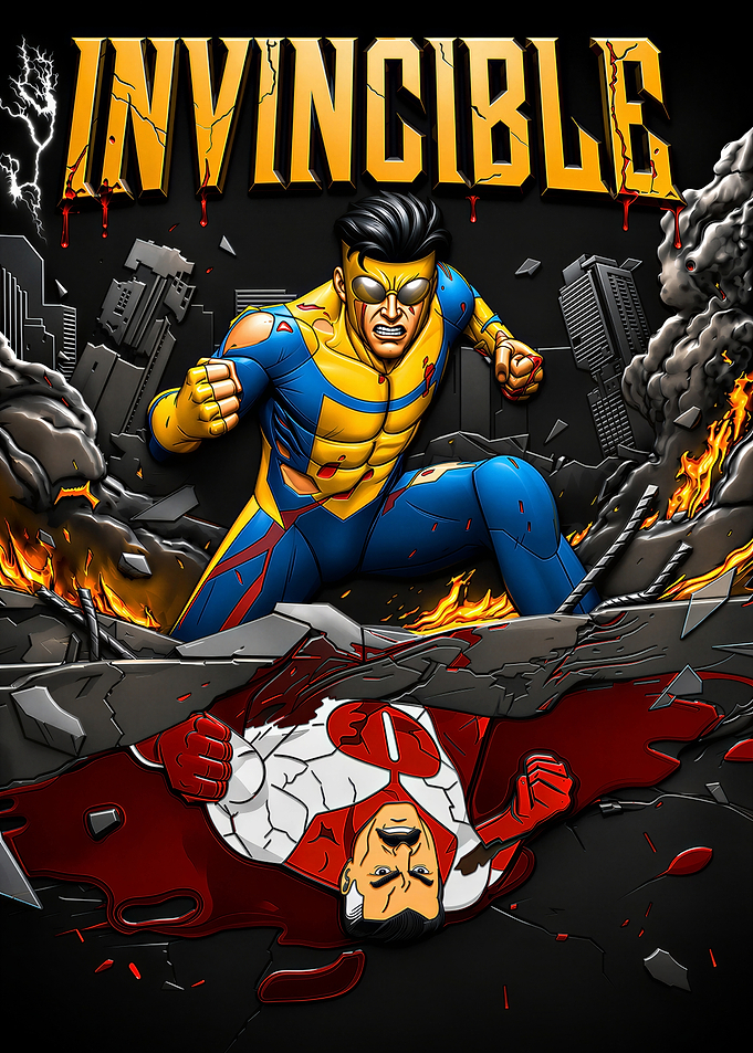 Invincible Comic Book Cover Art
