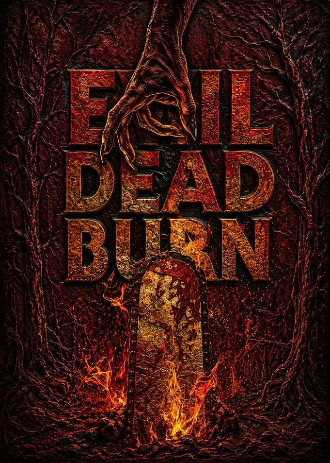 Evil Dead Burn Horror Poster