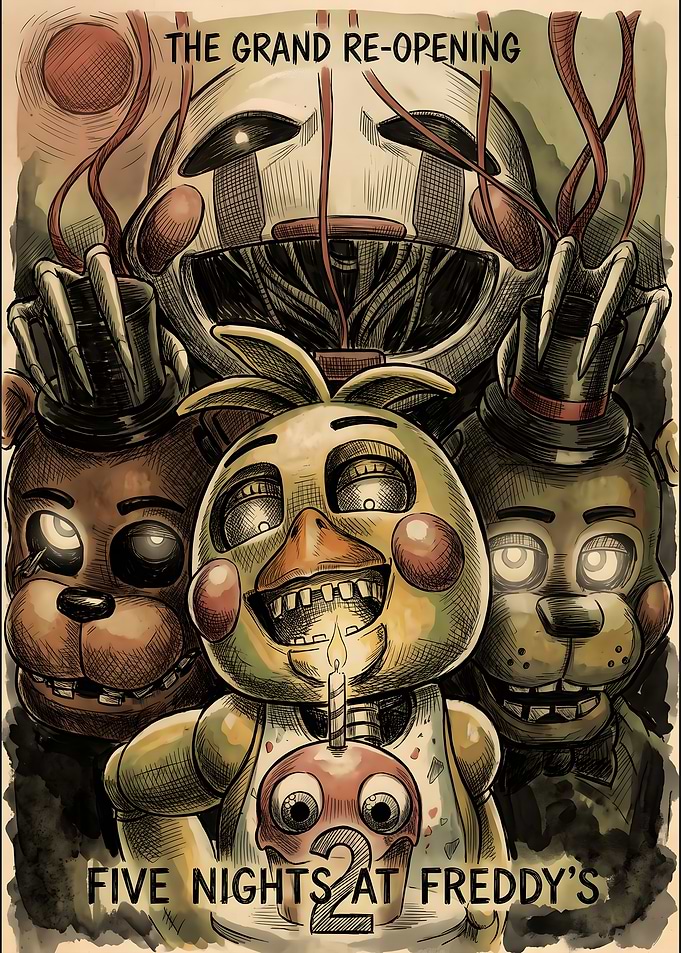 Five Nights at Freddy's 2 Poster