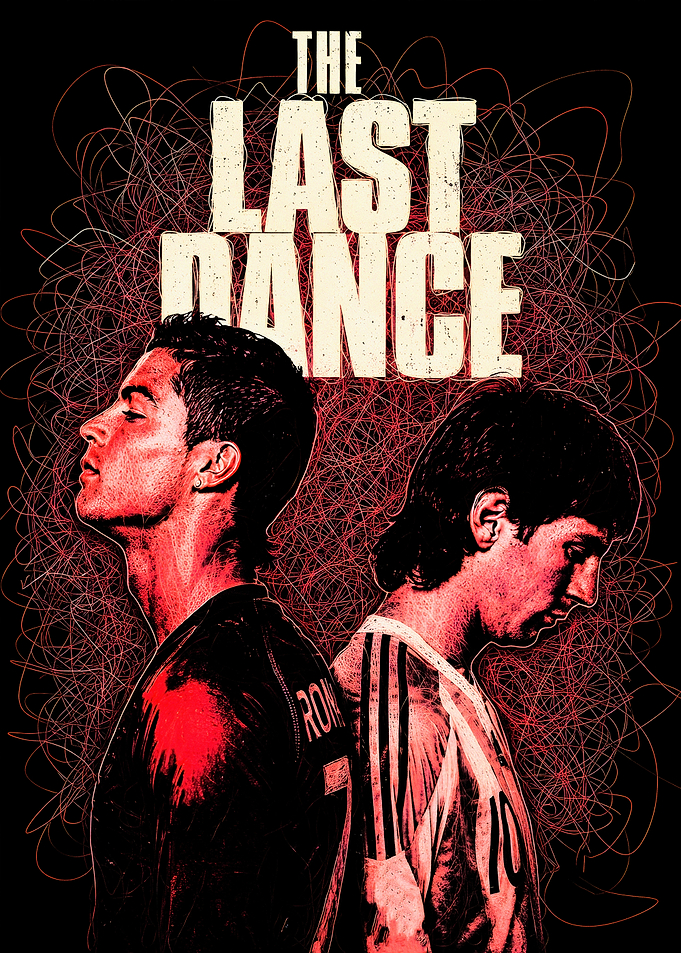 Cristiano Ronaldo and Lionel Messi Poster