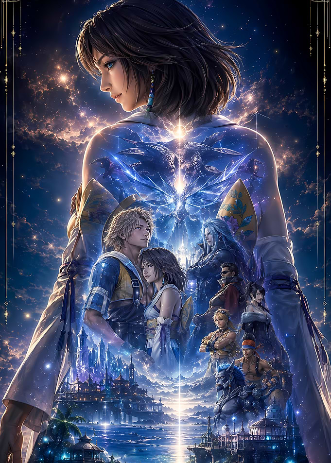 Final Fantasy X Ensemble Poster