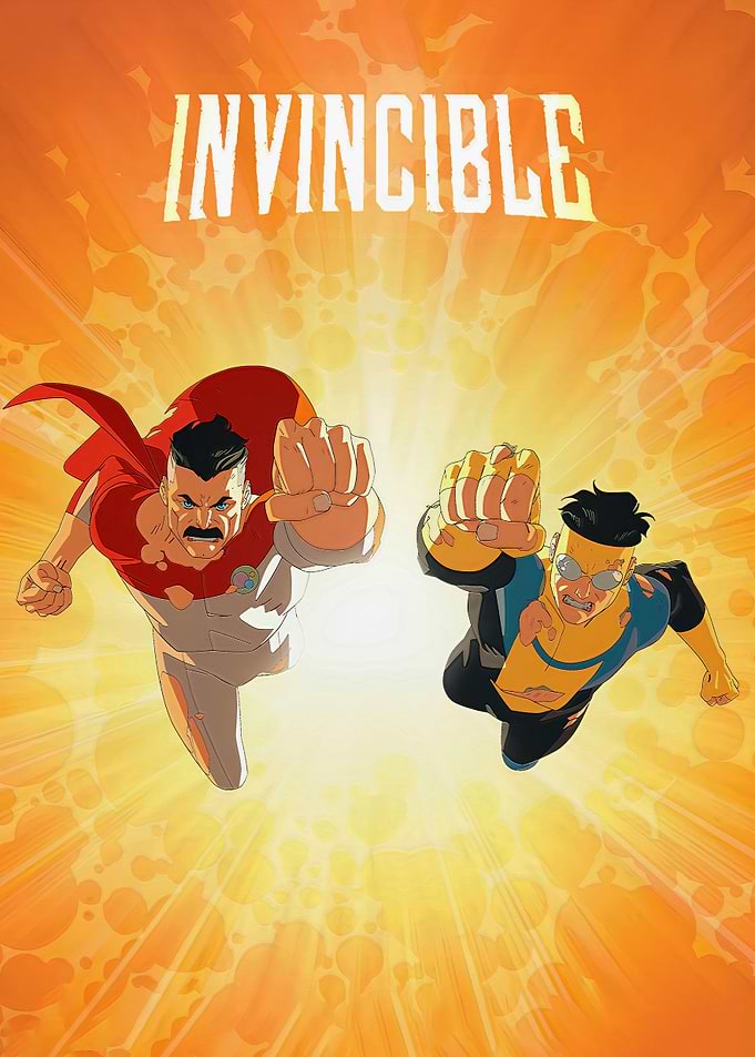 Invincible Omni-Man Flying Poster