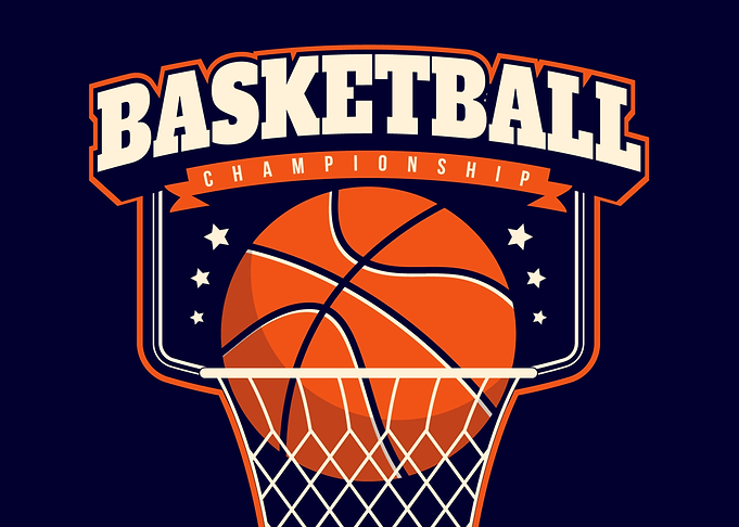 Basketball Championship Graphic Logo