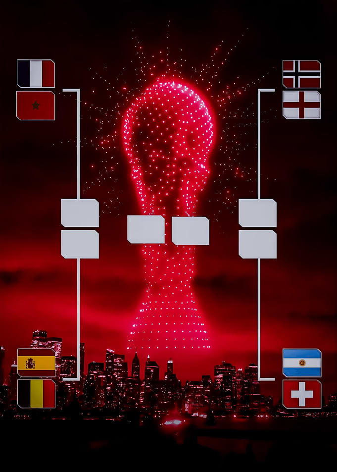 World Cup Tournament Bracket Graphic