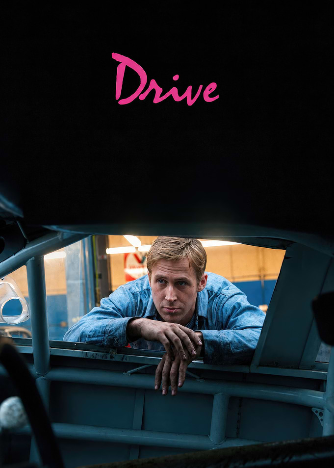 Ryan Gosling in Drive Movie Poster
