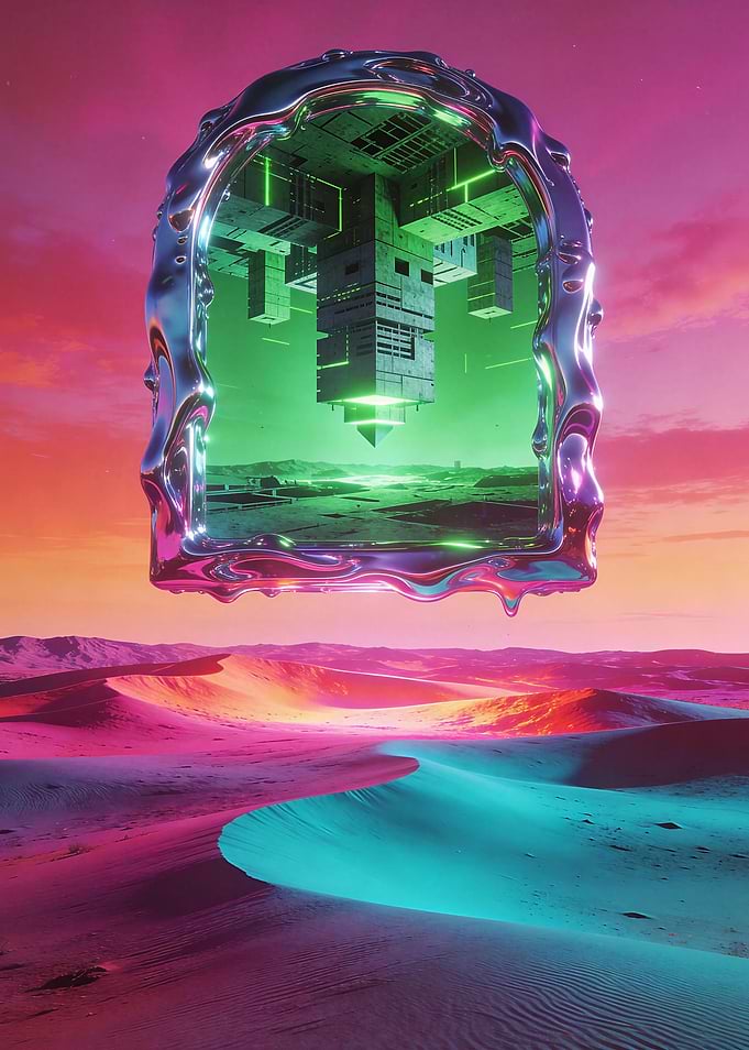Inverted Chromed Portal