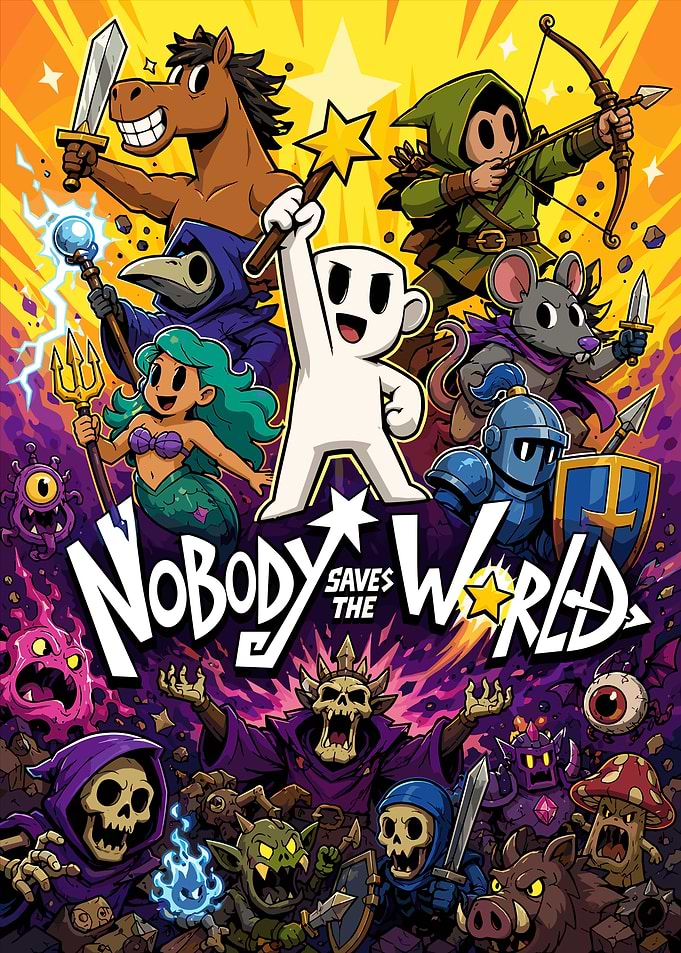 Nobody Saves the World Game Poster