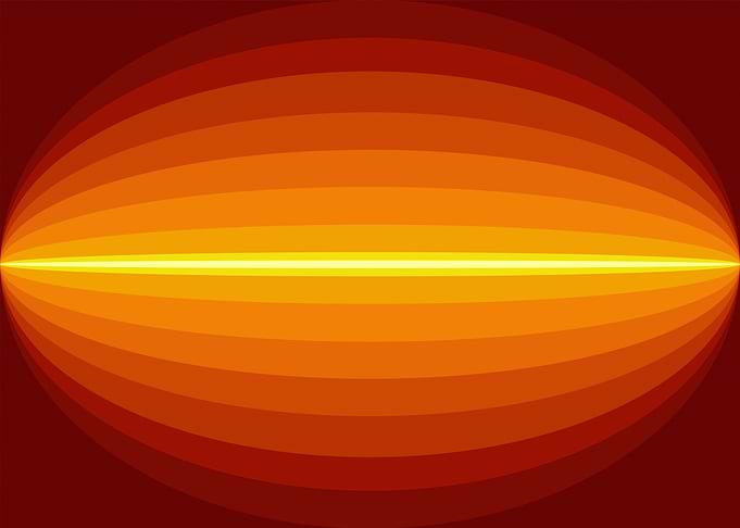 Abstract Glowing Elliptical Gradient