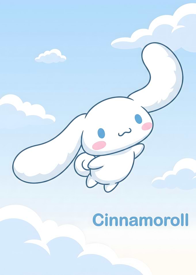 Cinnamoroll Flying in the Sky