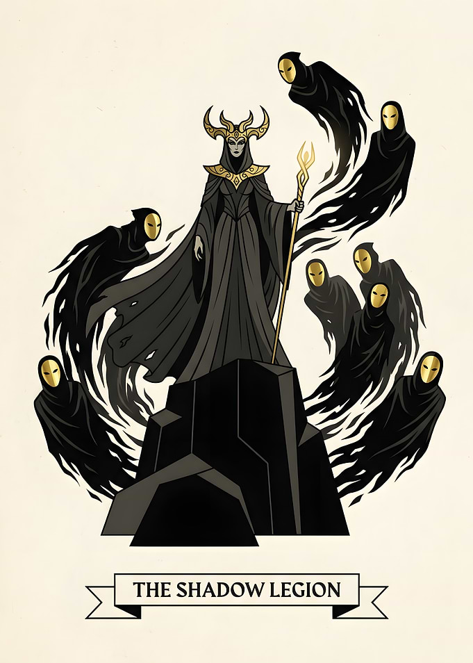 The Shadow Legion Fantasy Illustration