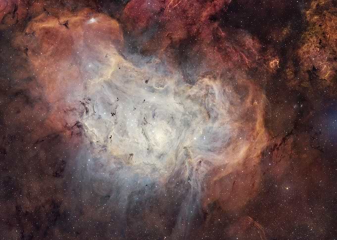 Lagoon Nebula Deep Space View