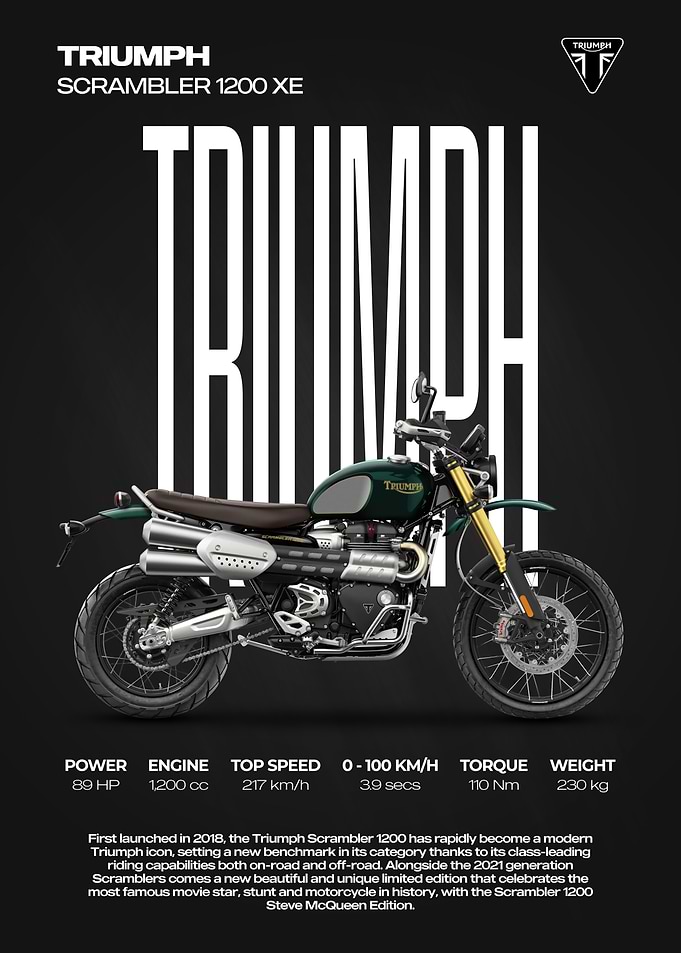 Triumph Scrambler 1200 Steve McQueen Edition
