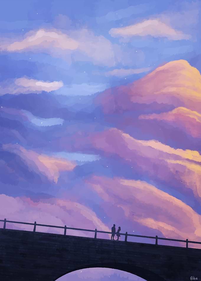 Purple Dreamy Sky
