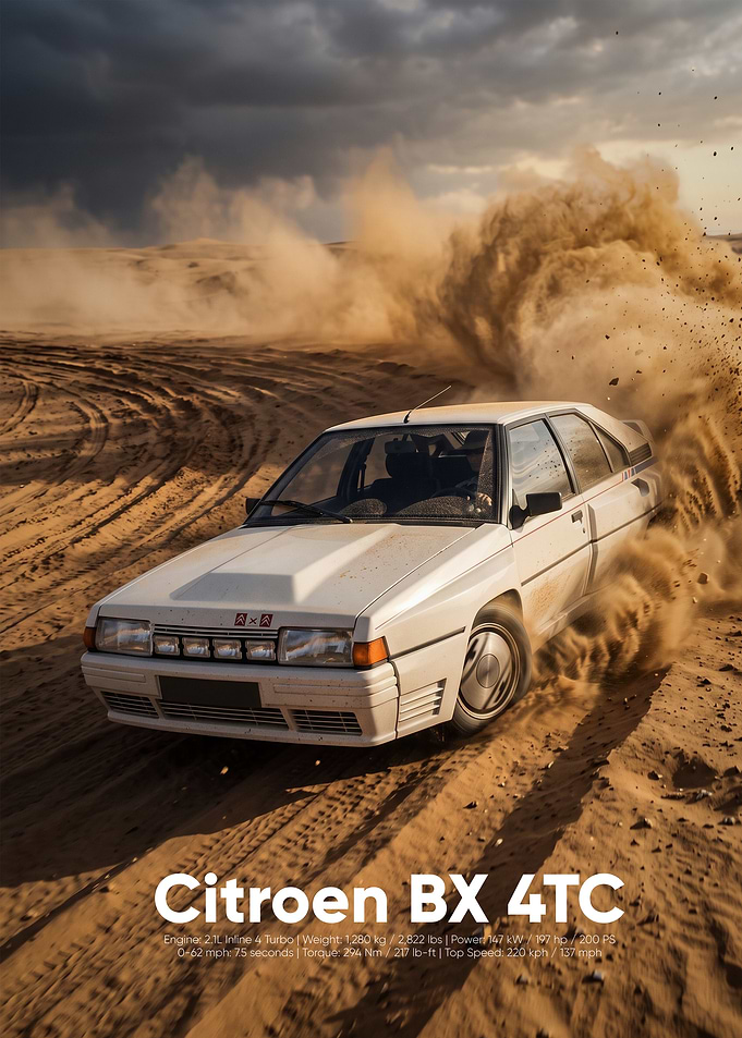 Citroen BX 4TC Rally Car