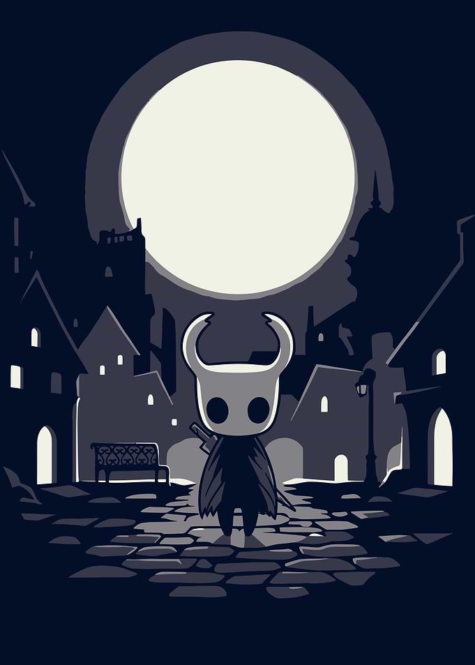 Hollow Knight in Moonlight City