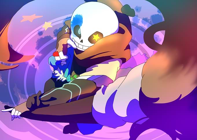 Ink Sans Fan Art Illustration