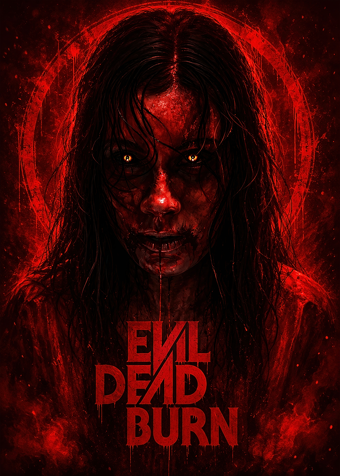 Evil Dead Burn Horror Poster