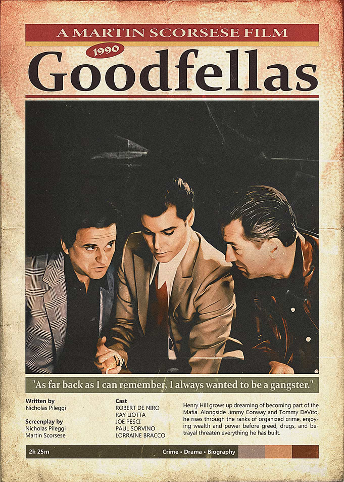 Goodfellas 1990 Movie Poster