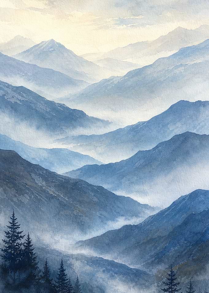 Glacier Mist Ridges