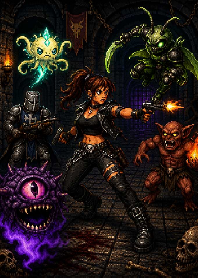 Pixel Art Grimhold Cover Art
