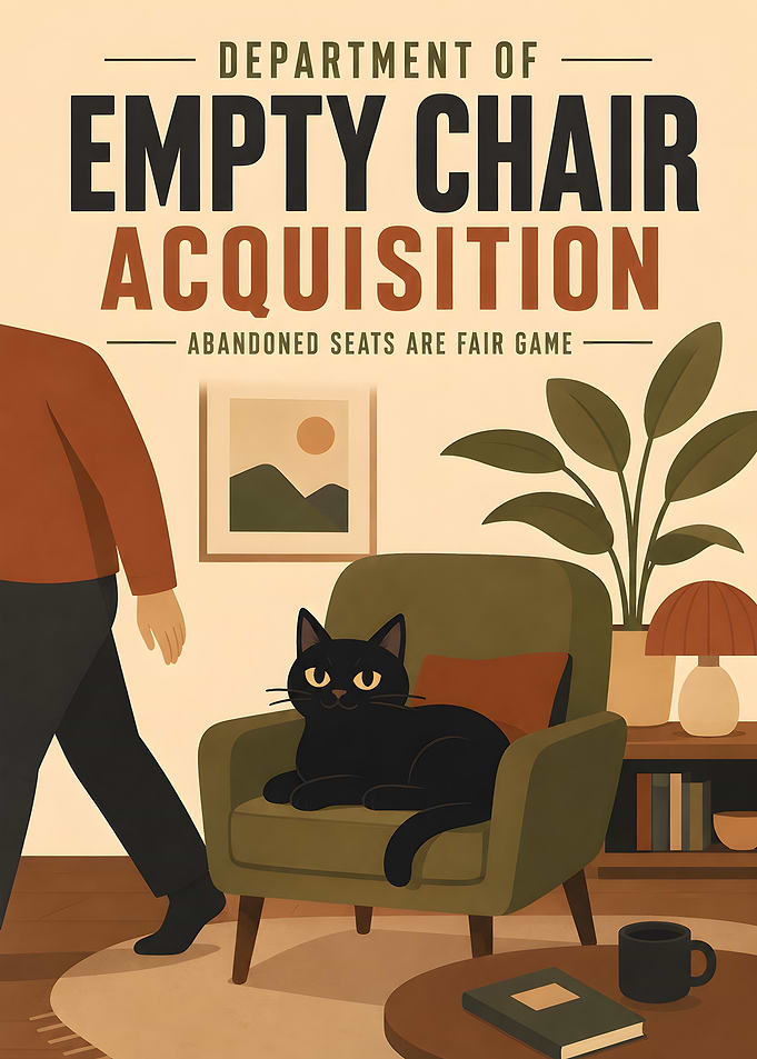 Department of Empty Chair Acquisition Poster