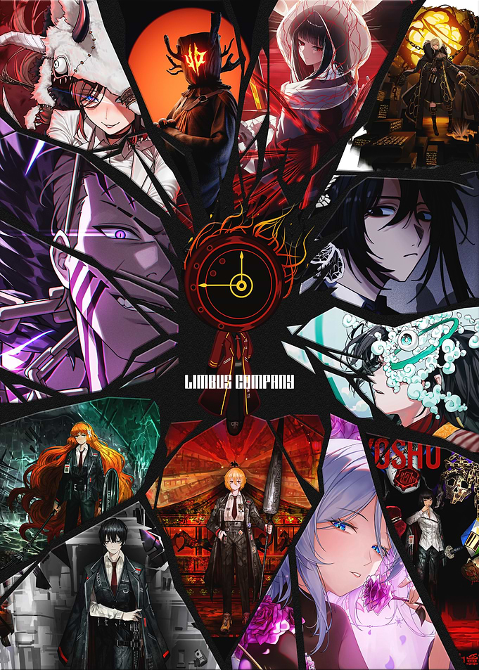 Limbus Company Shattered Glass Collage
