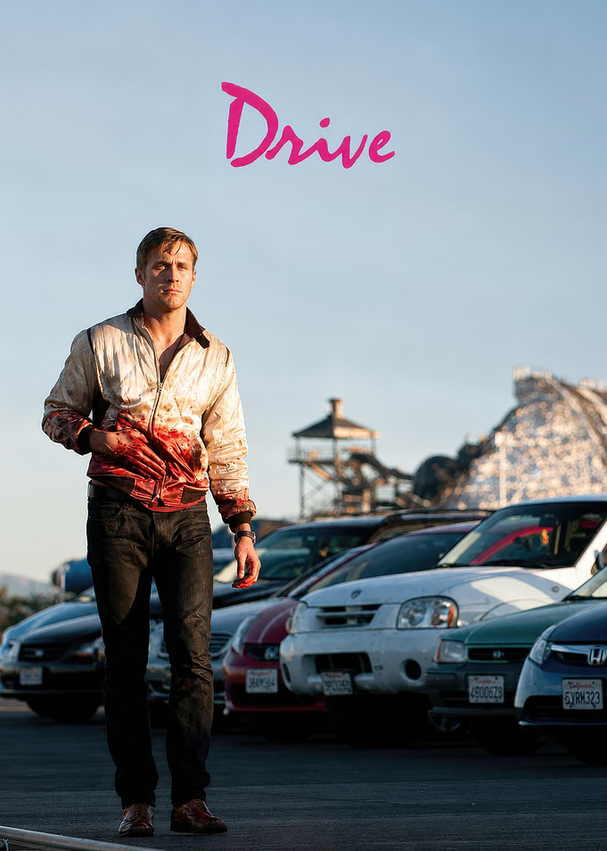 Drive Movie Poster with Ryan Gosling