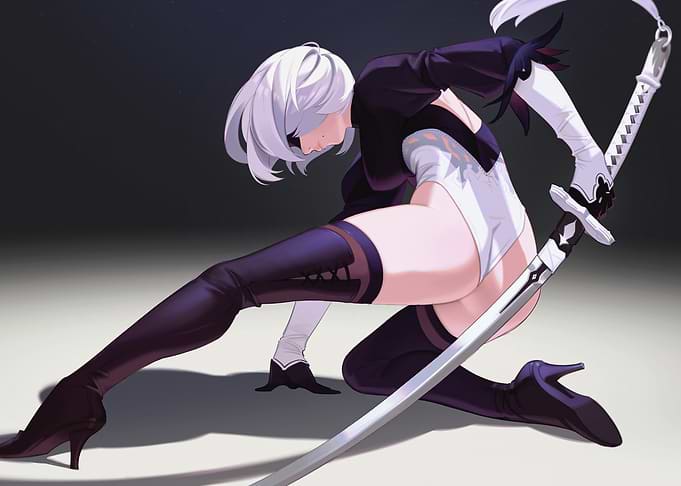 2B from NieR Automata