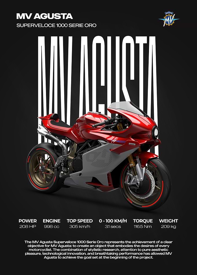 MV Agusta Superveloce 1000 Serie Oro