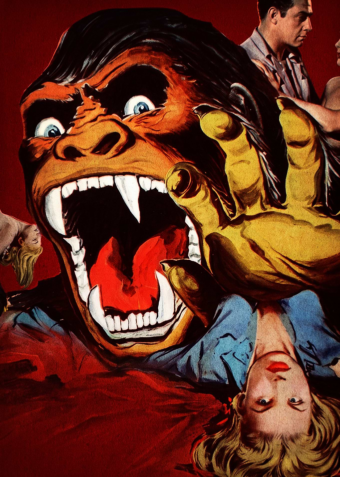 Vintage Horror Movie Poster Art