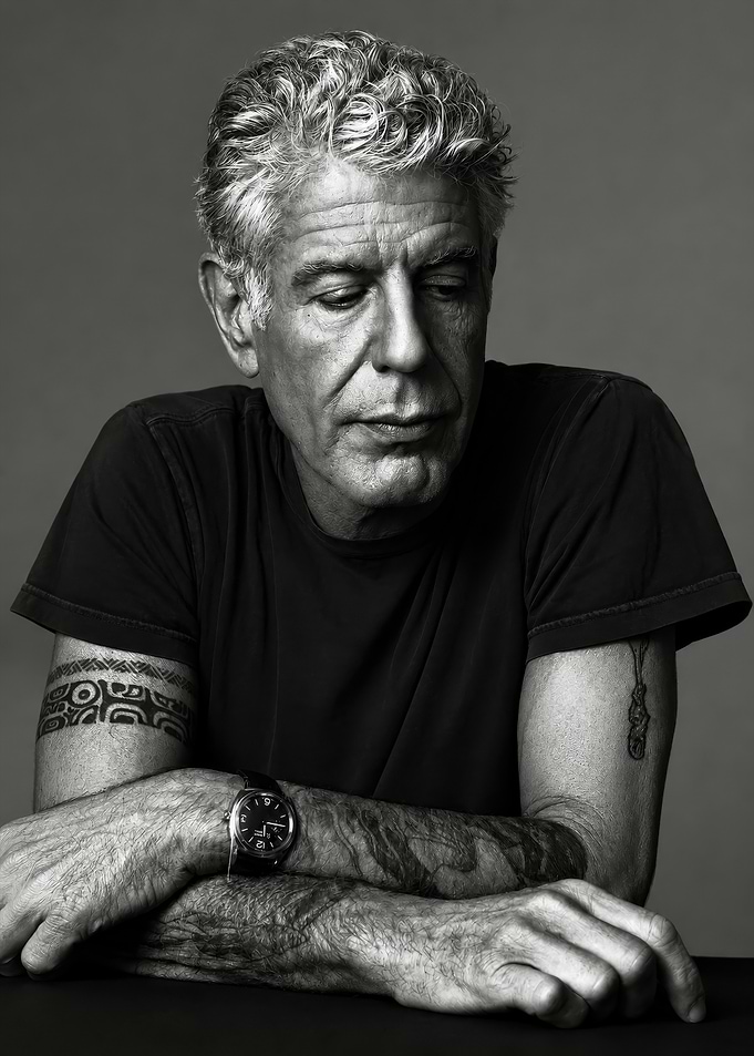 Portrait of Anthony Bourdain