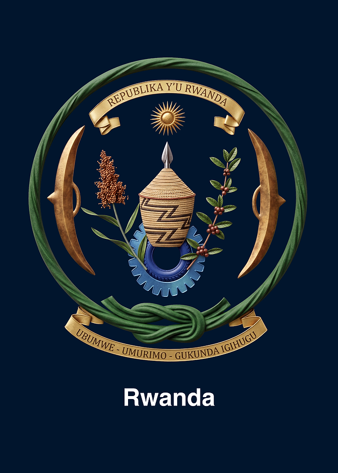 Official Coat of Arms of Rwanda