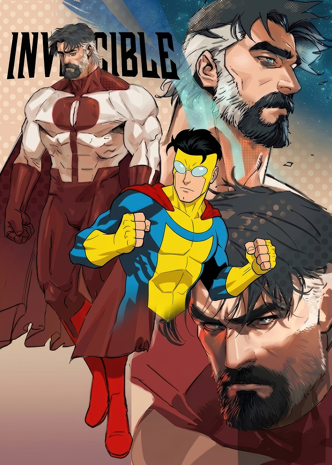 Invincible Comic Book Character Art