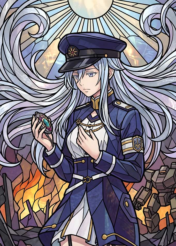 Lena from 86 Eighty-Six Stained Glass