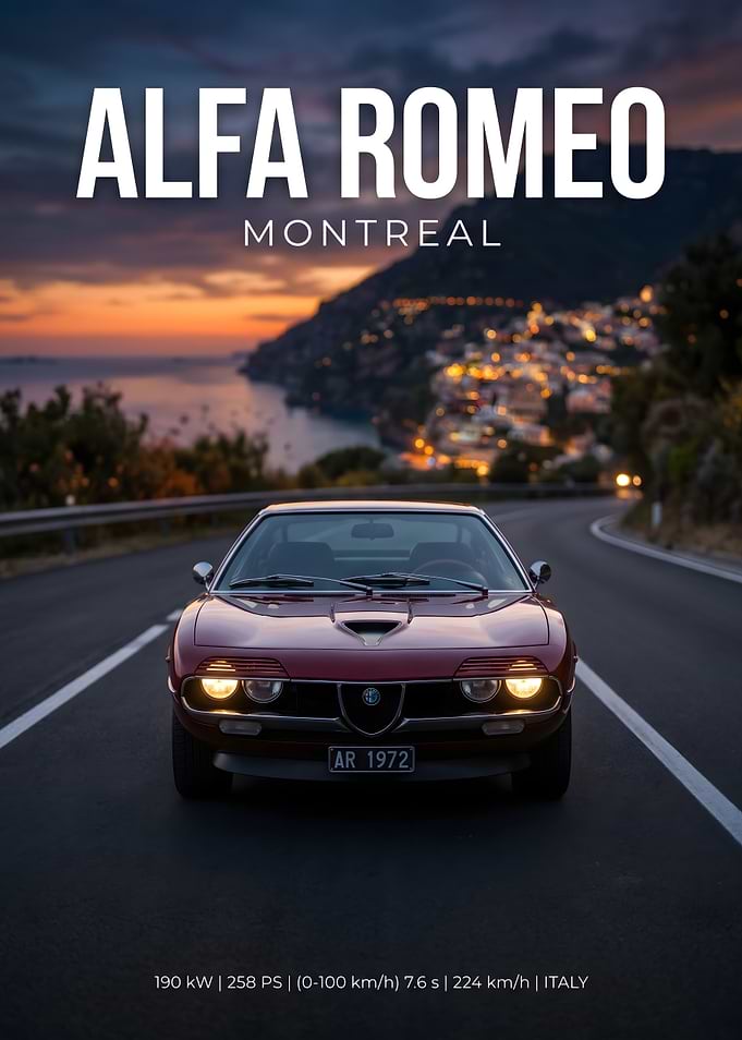 Alfa Romeo Montreal Sunset Drive